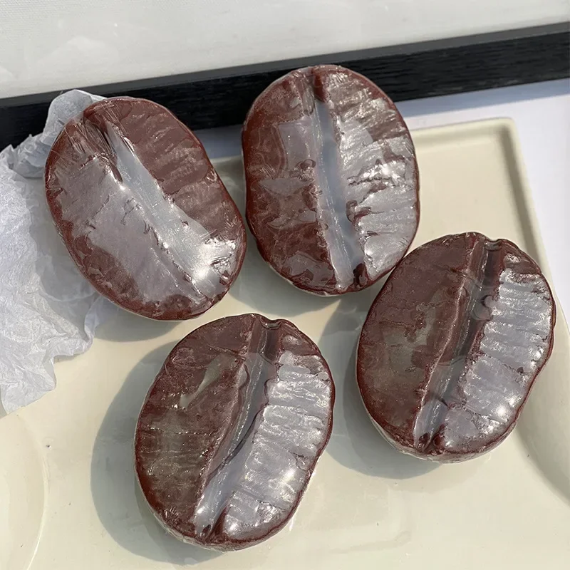 

100g Whitening Soap Beauty Health Coffee Bean Handmade Soap Plant Tulip Beauty Skin Brightening Skin Lightening Soap