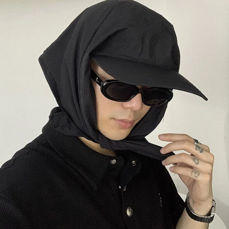 Erwachsene Bandana Baseball mütze Frühling Sommer Casual Sport mütze für Frau Männer Outdoor Visier Hut mit Kopftuch einstellen – Detail 2