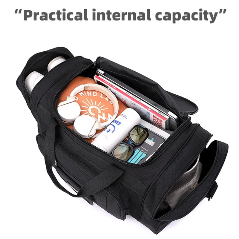 Bolsa De Viaje Con Bandera Danesa, Bolsa De Mano Para Hombre, Bolsa De Fin De Semana, Bolsa Deportiva Para Gimnasio, Negro -, Talla única