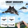 RC Plane SU57 2.4G Radio Remote Control Airplane With Light Fixed Wing Hand Throwing Foam Aircraft Model Toys For Children 4