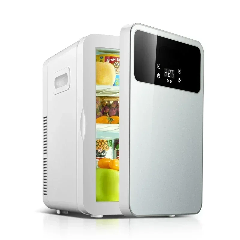 Portable Refrigerator, Mini Mini Refrigerator, Dual Purpose Cold and Warm Car and Home Refrigerator, Cosmetic Preservation Box