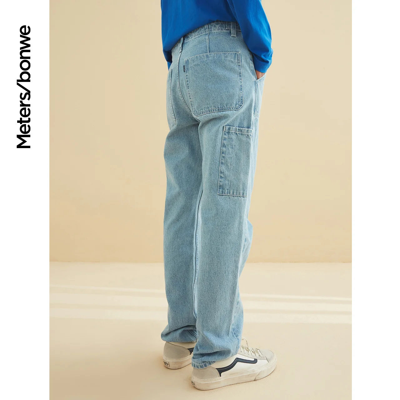 Metersbonwe Denim Trousers Spring Simple Fashion Men'S Tooling Wind Lumberjack Jeans Brand High-Quality Bottoms