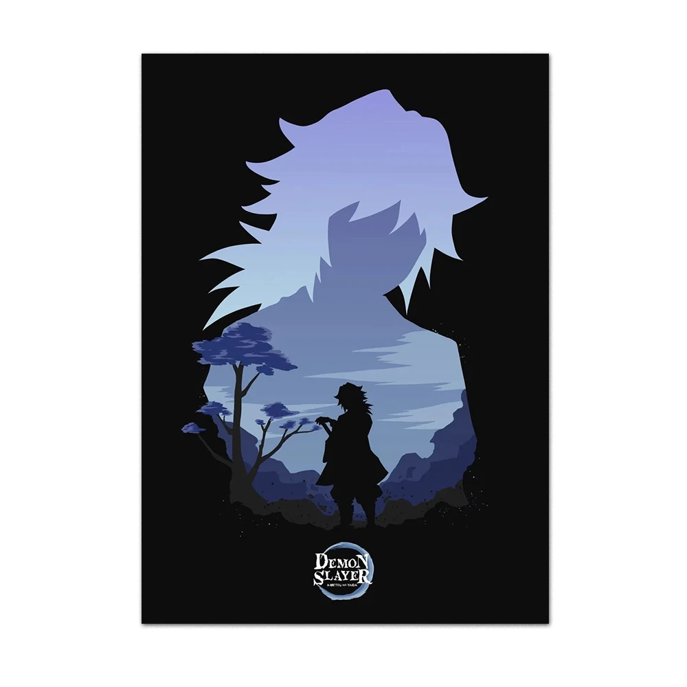 Anime Demon Slayer Tanjiro Nezuko Canvas Poster