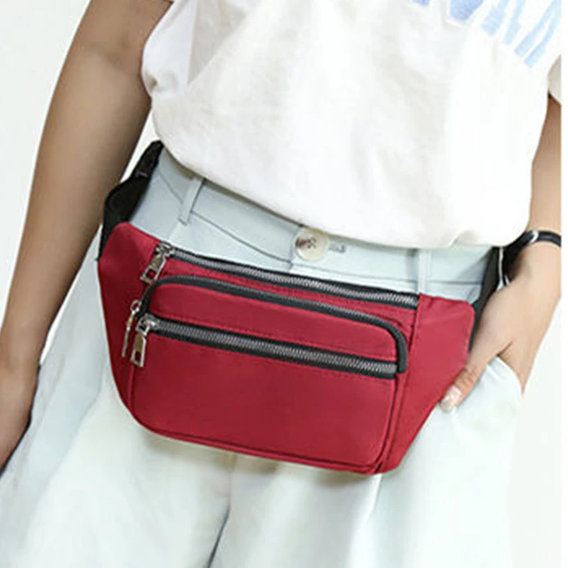 Neutral Square Pouch for Travel and Business
