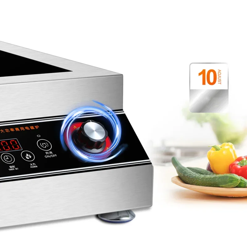 Induction Cooker 5000w Commercial Single Induction Hob Electric Cooker Canteen Restaurant Electric Stove for Cooking High Power