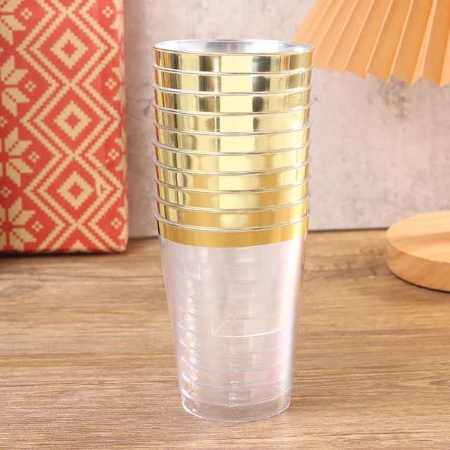 품격 있는 행사를 위한 우아하고 실용적인 투명 플라스틱 컵