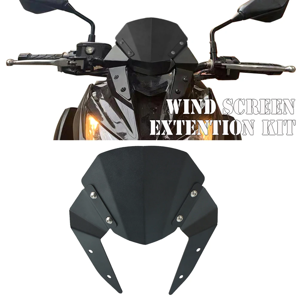 

Motorcycle z800 Accessories FOR KAWASAKI Z800 Z 800 2013 2014 2015 2016 Windscreen Windshield Deflector Protector Wind Screen