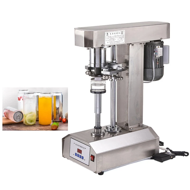 Manual Can Machine Sealer Canular Sealer Bench Top Electric Food Beverage Beer Tin Packing Machine