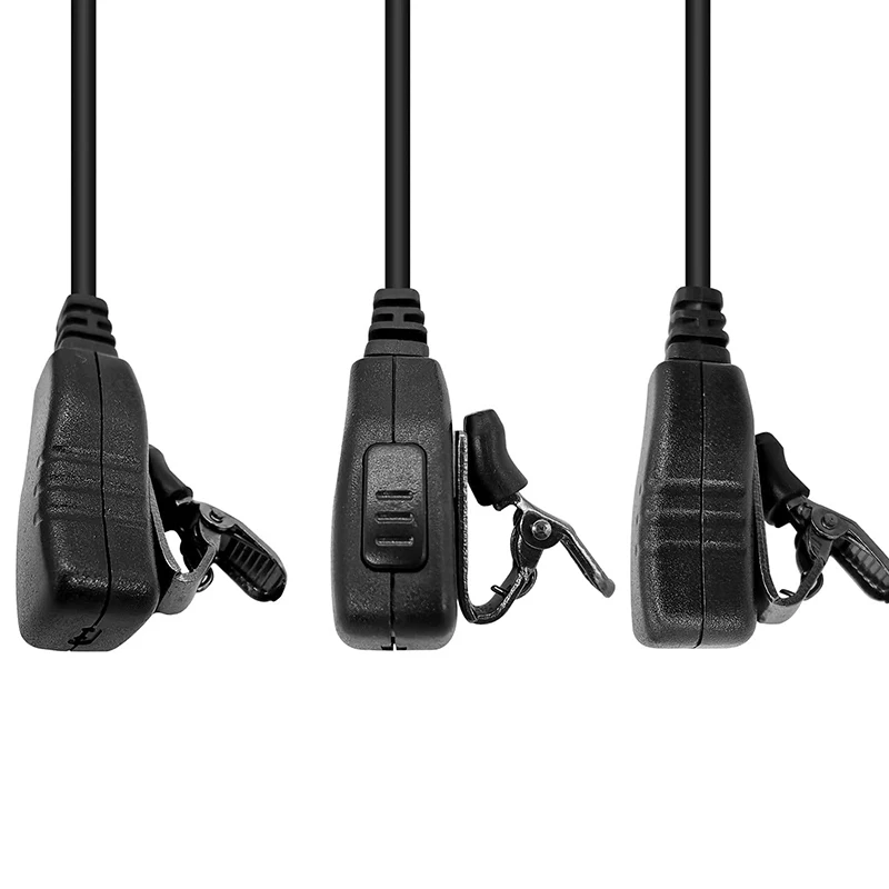 Risenke-D Shape Loop Ring Walkie Talkie Earpiece with PTT Mic,Compatible with Hytera,HYT,BD502,BD502i,PD502,PD562,TC-508, TC-580