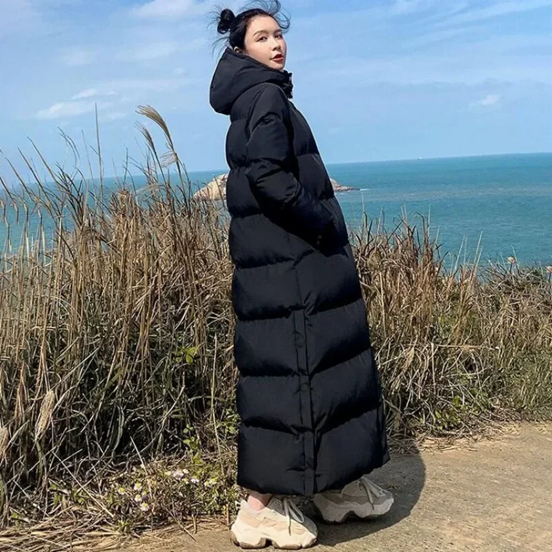 HS0271 Winter Premium Thick Anti Cold Plush Long Knitted Dress