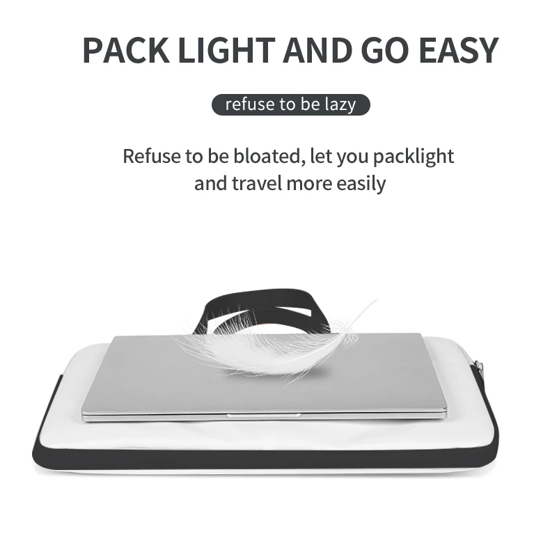 Diy pu Laptop Bolsa com Tampa do Gato Bolsa de Transporte Luva Handle Macbook hp Asus Acer Lenovo Acessórios 12 13 14 15 17 - Imagem 2