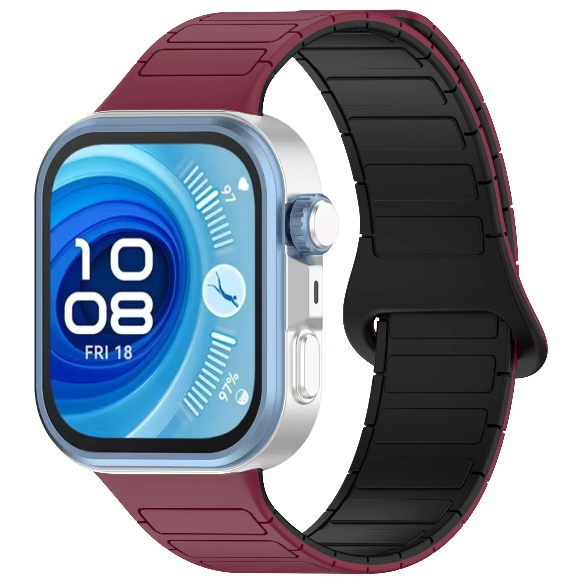 Magnetic Loop Silicone Replacement Strap Bracelet