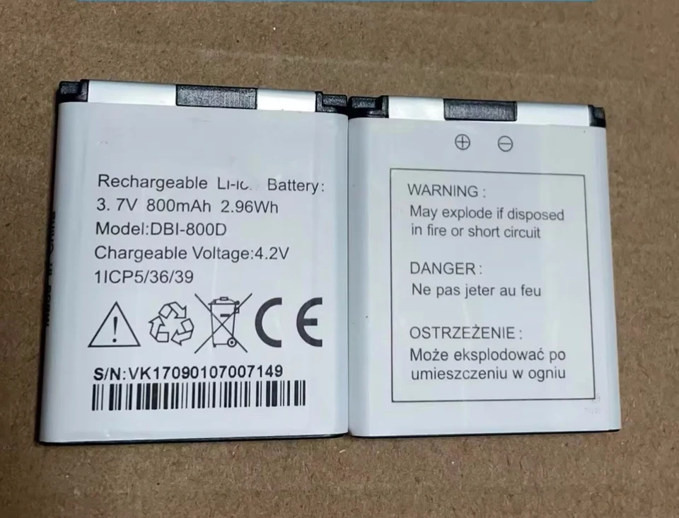 Batteria Di Ricambio Per Doro PhoneEasy 615 - 3,7V, 700mAh, Li-Ion - 2