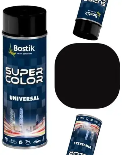 Peinture en aérosol universelle 400 ml Noir Mat 9005