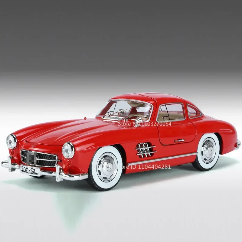 مجسم سيارة W140 / 300SL معدني 1:24 بإضاءة وصوت