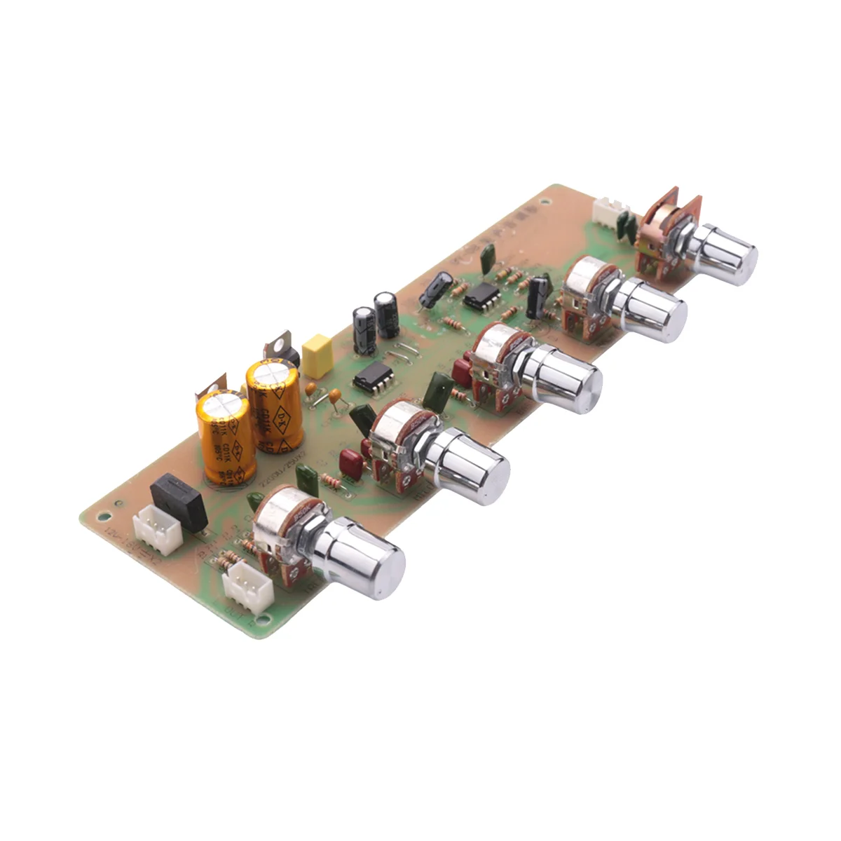 

2.0 Hifi Audio Preamplifier Board Midrange Treble Balance Adjustable Audio Preamp Board with Tone Control