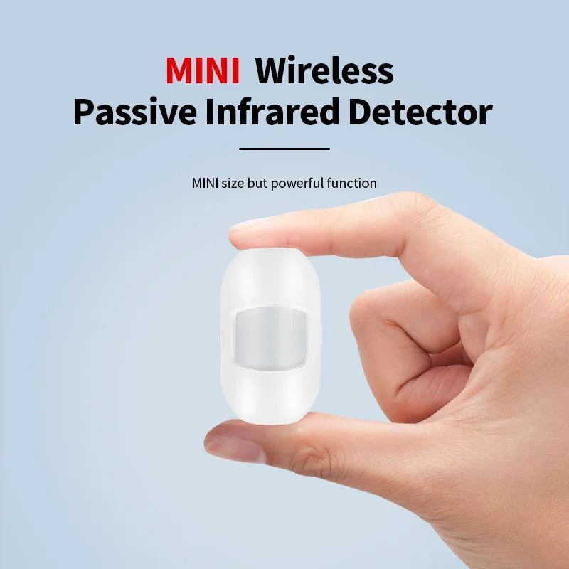 

433MHz Mini Wireless PIR Motion Detector Passive Infrared Probe of Human Body Anti-thief Detection Trigger Host APP Push Message