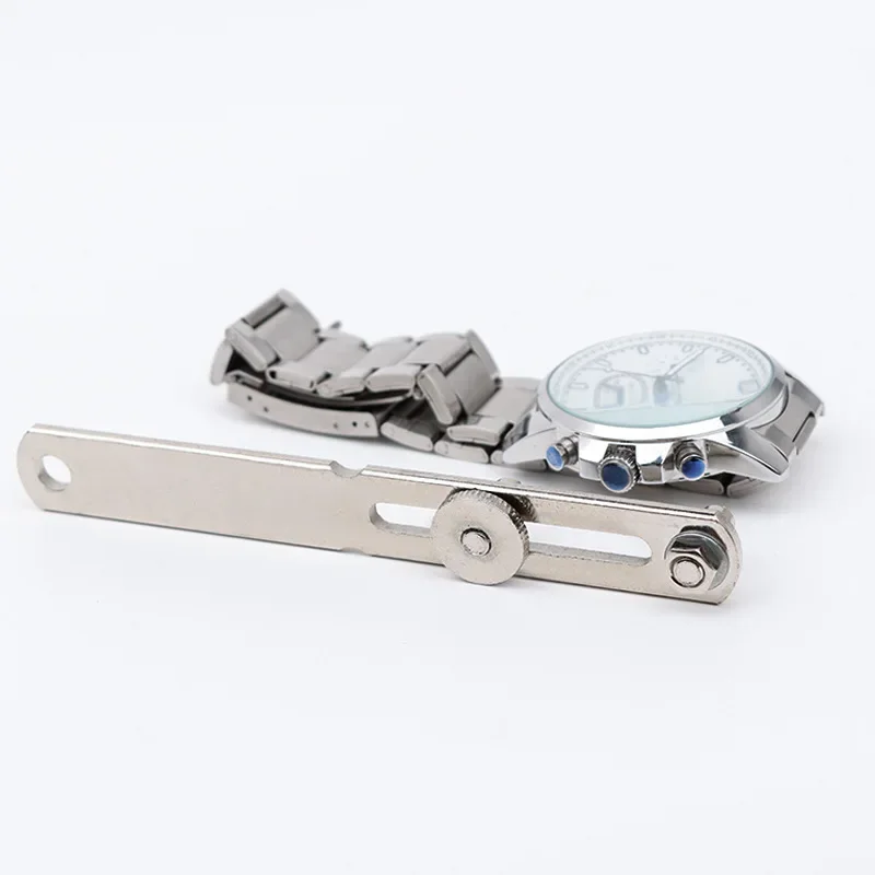 Watch Back Case Opener Adjustable Press Closer Remover Repair Stainless Steel Two-jaw Spanner