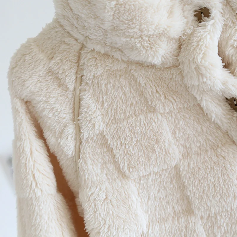 Herbst Winter Flanell Nachtwäsche Frauen Neue Fleece Paar Pyjamas Verdicken Warme Lange Ärmeln Hosen Set Hause Pijama Männer Nachtwäsche – Detail 11