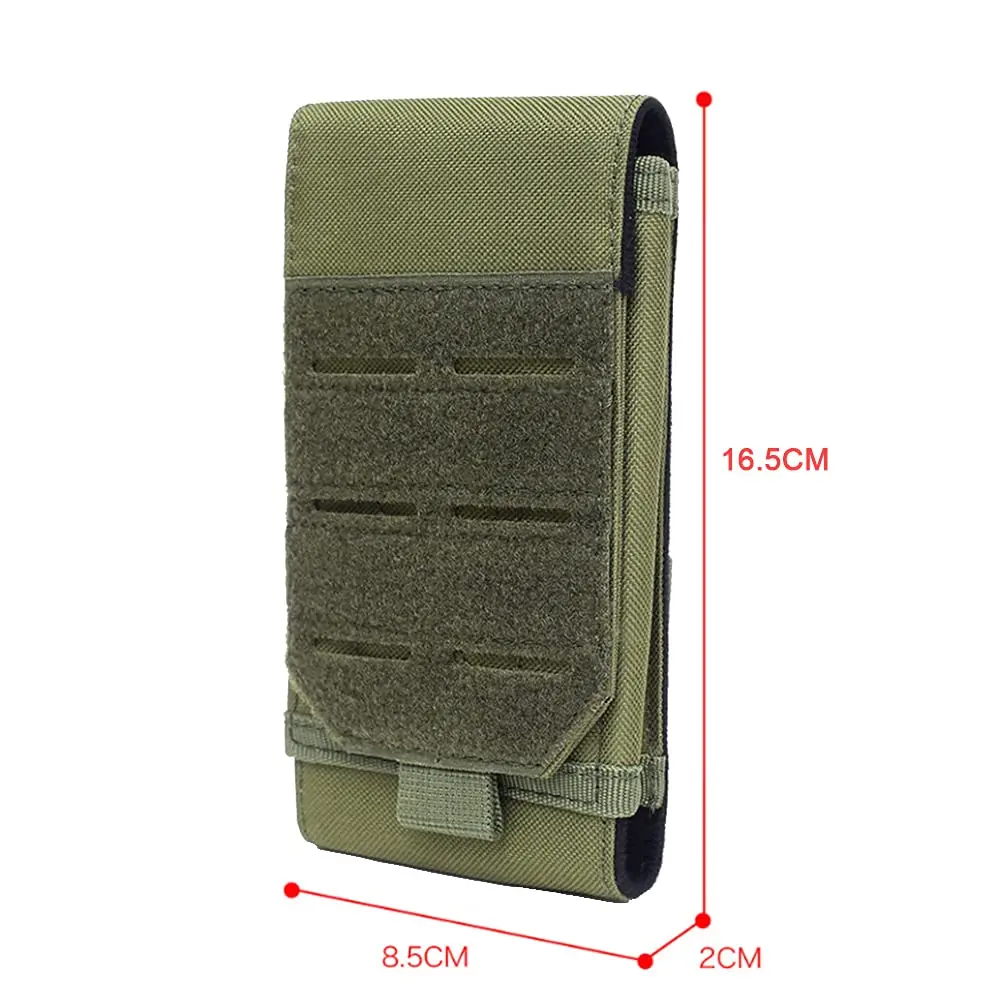 Tactical EDC Bag Molle Belt Pouch Vest Pack Cell Phone Waist Bag Outdoor Camping Hunting Mobile Phone Pouch 6