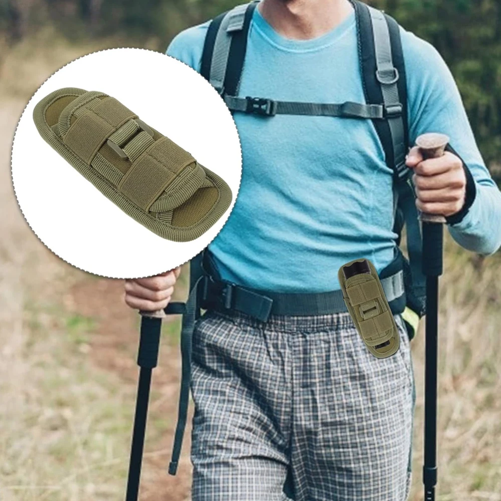 1PCS Tactical Flashlight Holster Pouch for Duty Belt Police Safety Belt Carrying Case Flashlight Carry Bag for Law Enforcement