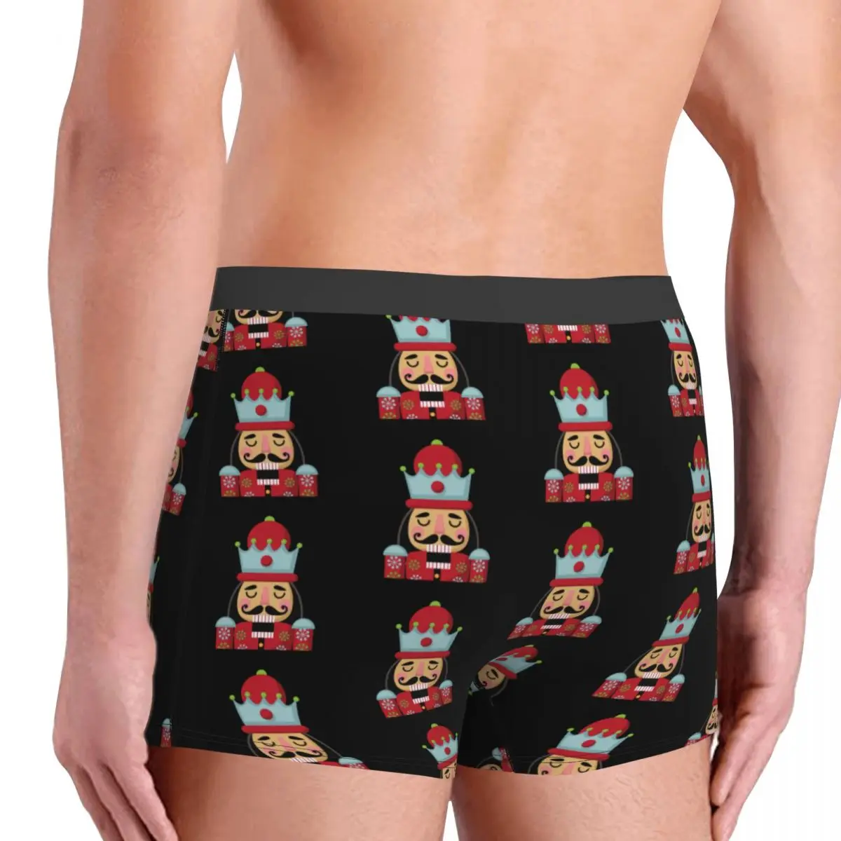 Nutcracker Boxer Shorts For Men 3D Print Male Cartoon Soldier Toy Christmas Gift Underwear Panties Briefs Breathbale Underpants 4
