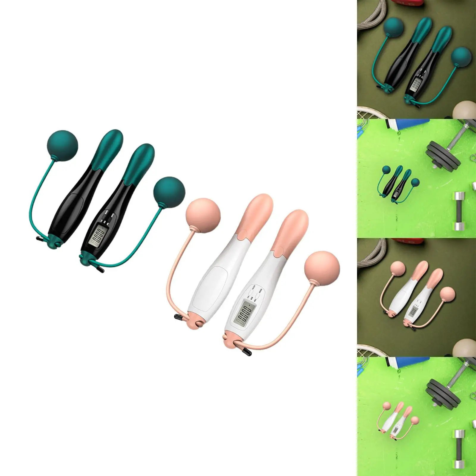 Wireless Skipping Rope, Speed Counting Skipping Rope for Training in