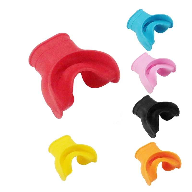 

Scuba Diving Second Stage Silicone Mouthpieces Snorkel Regulator Colorful Underwater Breathing Supplies Parts Red