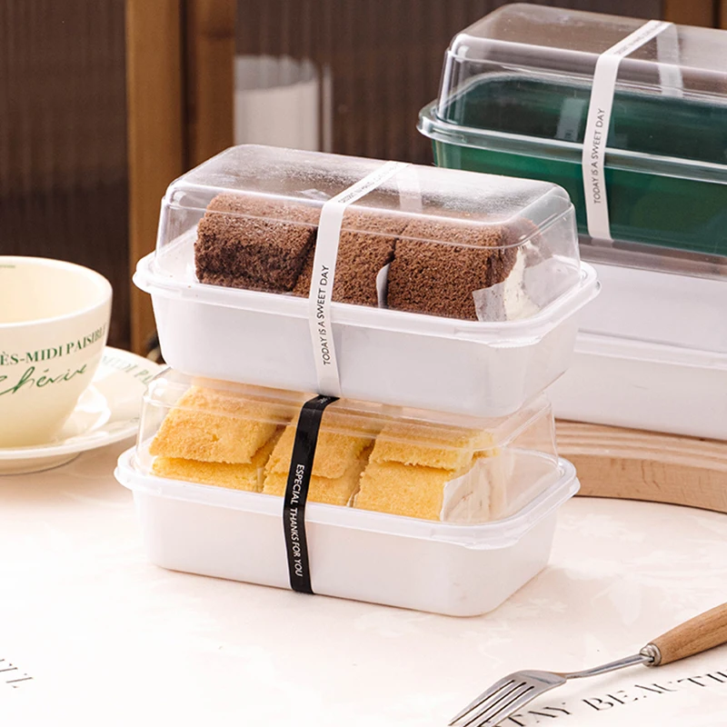 50pcs Clear Lid Roll Cake Boxes for Hot Dogs, Sandwiches, Desserts, Candy, Chocolate, M... - SKU CLCB1913 - UGI Packaging