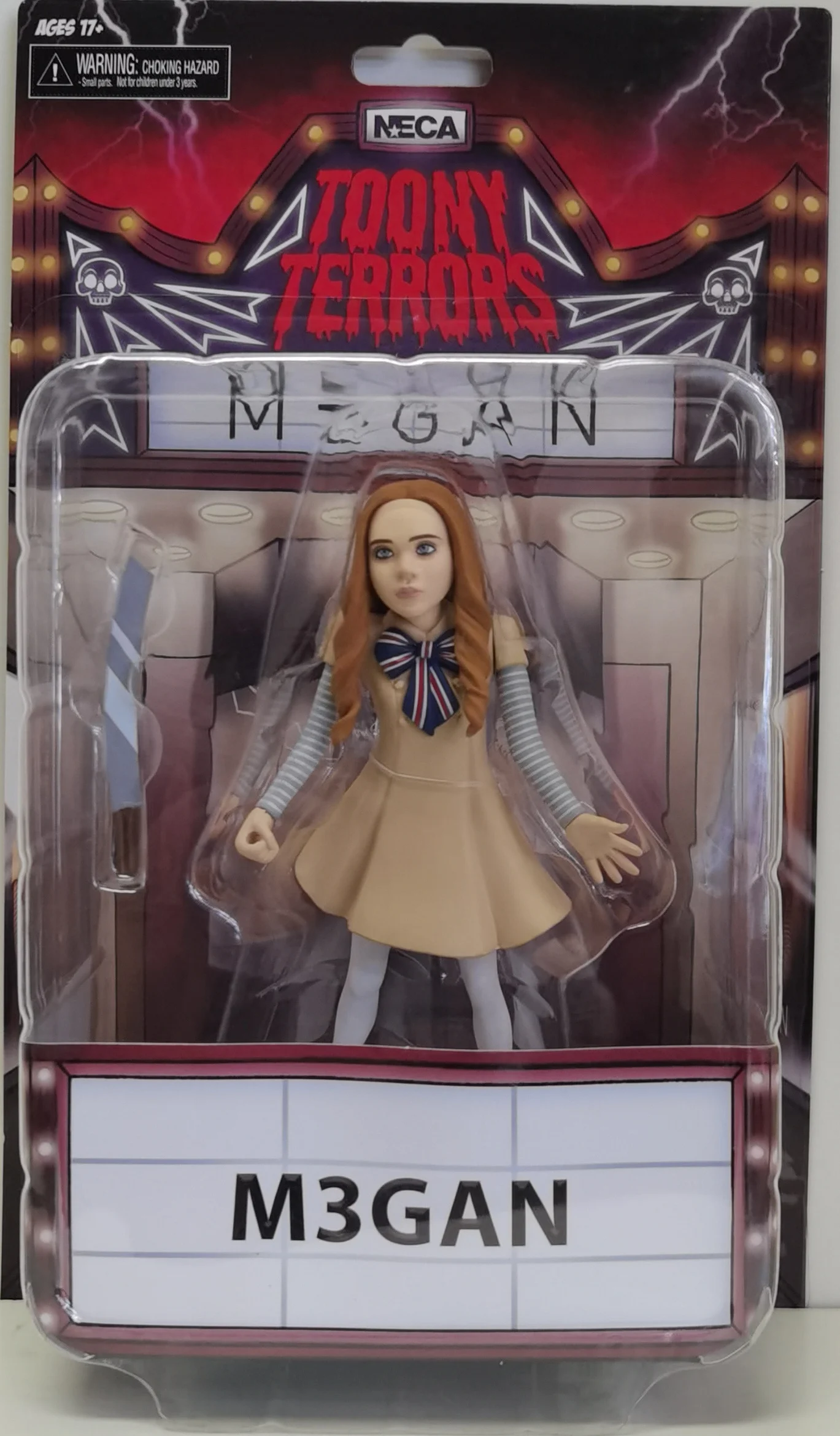 

Laser security M3GAN Megan's roommate artificial killer hand doll model