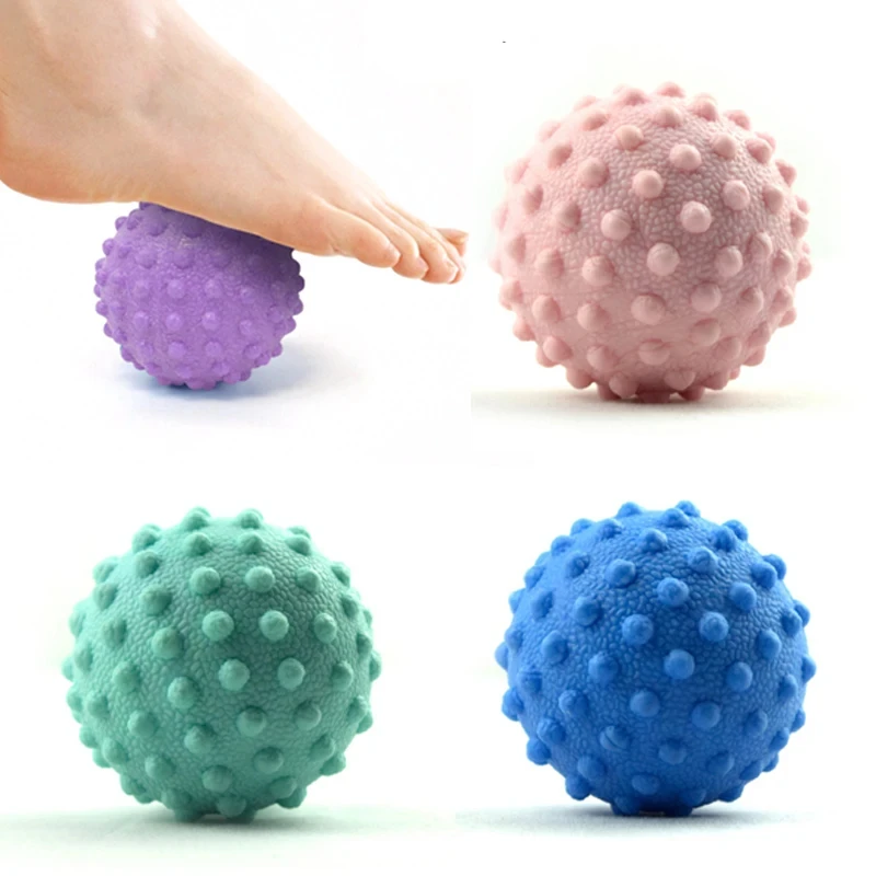 Massage Ball Fitness Ball Durable TPE Spiky Massage Ball Trigger Point Sport Fitness Hand Foot Pain Relief 4.5cm Balls