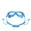 Kids Swim Goggles with Silicone Earplugs Anti-Fog Waterproof Large Frame Swimming Pool Eyewear Water Sports Glasses for Children 2