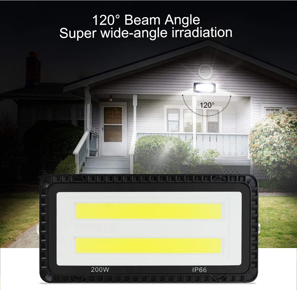 LED Flood Lights AC 220V 200W 100W 50W IP66 S002387c51e7845bcb53fbaa8a7149dd5b