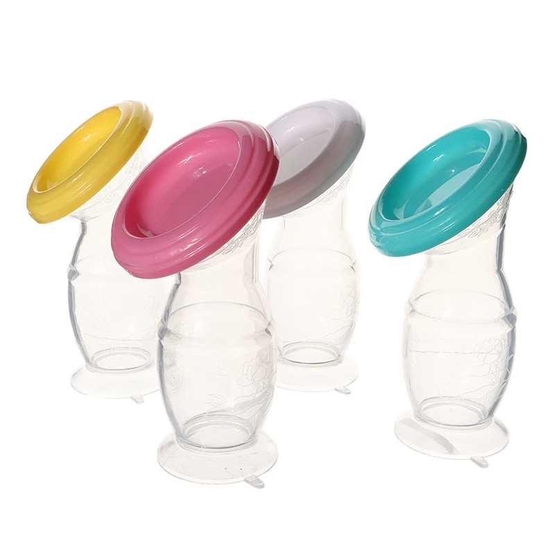 1PC High Quality Silicone Breast Pump Baby Feeding Manual Breast Pump Collector Correction Milk Pumps