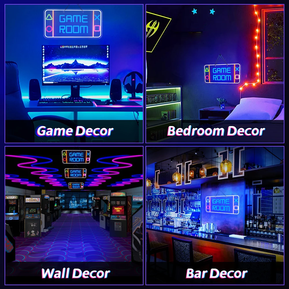 Déco neon mural - Décoration gaming haute qualité - Ma Gaming Room