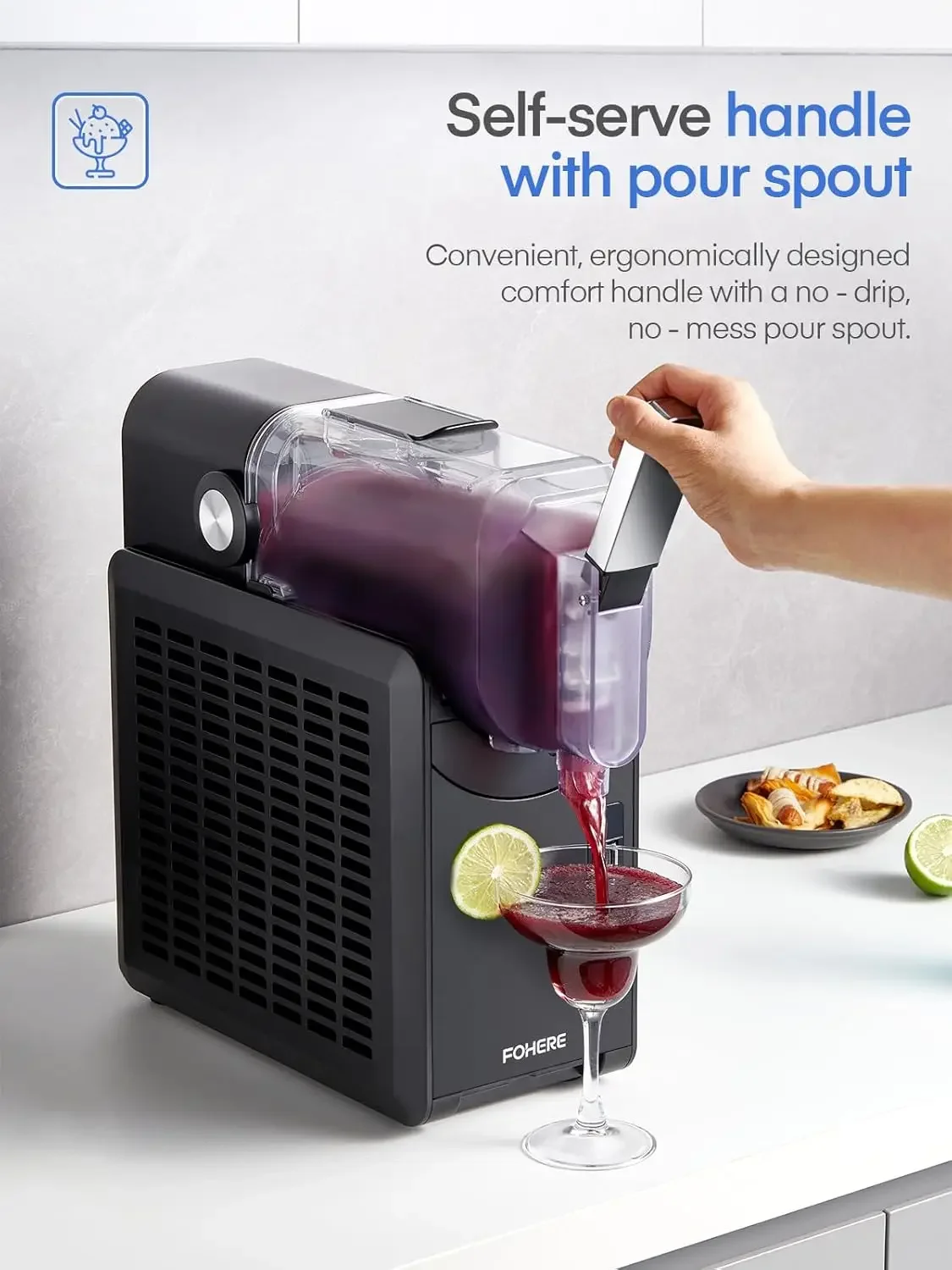 Machine with Quick-freeze Technology, Drink & Slushy Machine 4