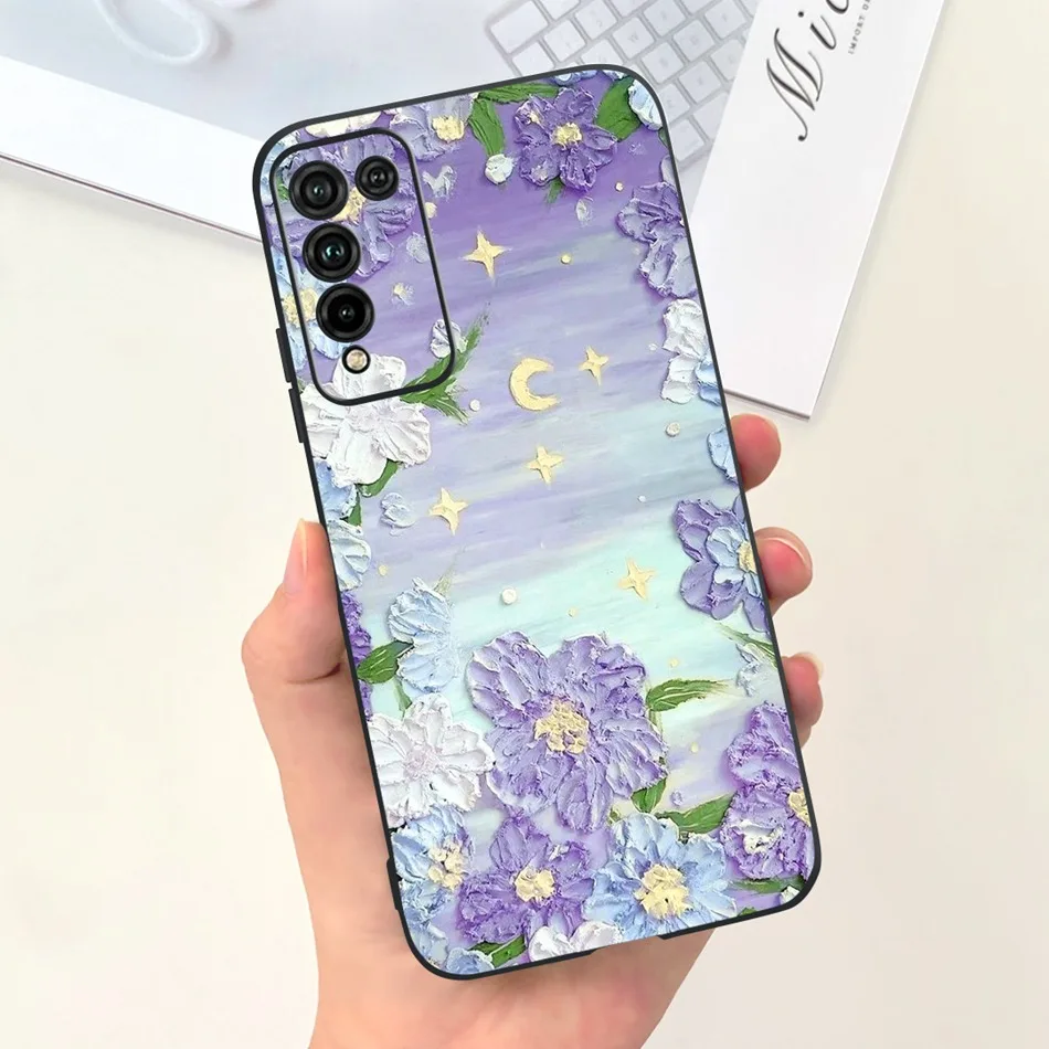 Fashion Moon Design Soft Silicon Shockproof Protective Bumper Cover