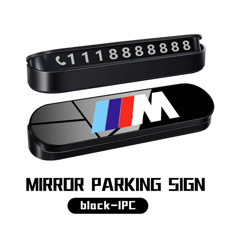 For BMW Fashion Car Temporary Parking Phone Number Plate Park Tool Accessories M 1 3 4 5 6 7 Series X1 X3 X4 X5 G20 G38 F48 E36