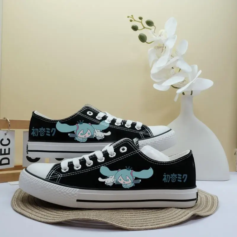Kawaii Hatsune Miku Canvas Shoes Summer New Miku Thin Shoes