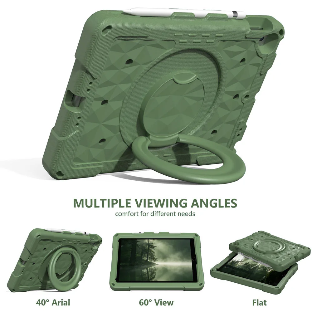 360 Rotatable Kids EVA Shockproof Tablet Case - Child Safe Protective Cover