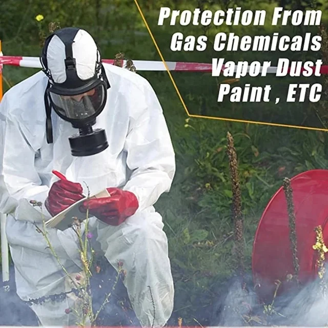 Full Face Chemical Respirator with Filter