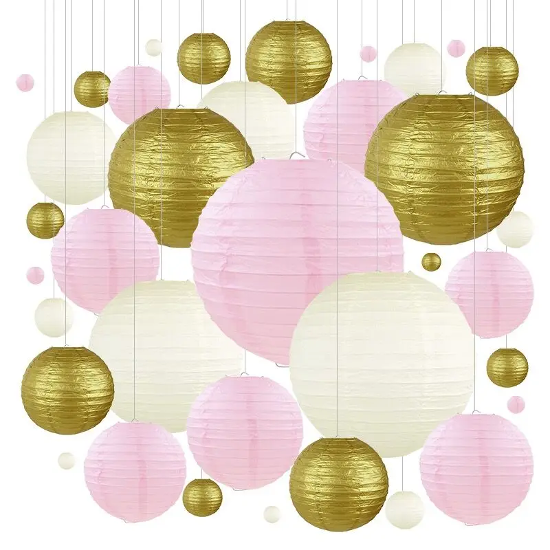 20 шт./набор, бумажные фонари для свадьбы, 4-12 дюймов 20 шт./набор, бумажные фонари для свадьбы, 4-12 дюймов