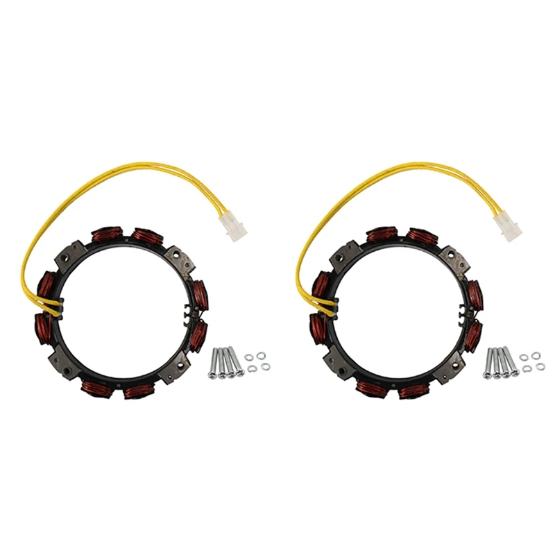 

2X Alternator Charging Coil Alternator Fits For Briggs & Stratton 592830 Replaces 696458, 691064, 393295