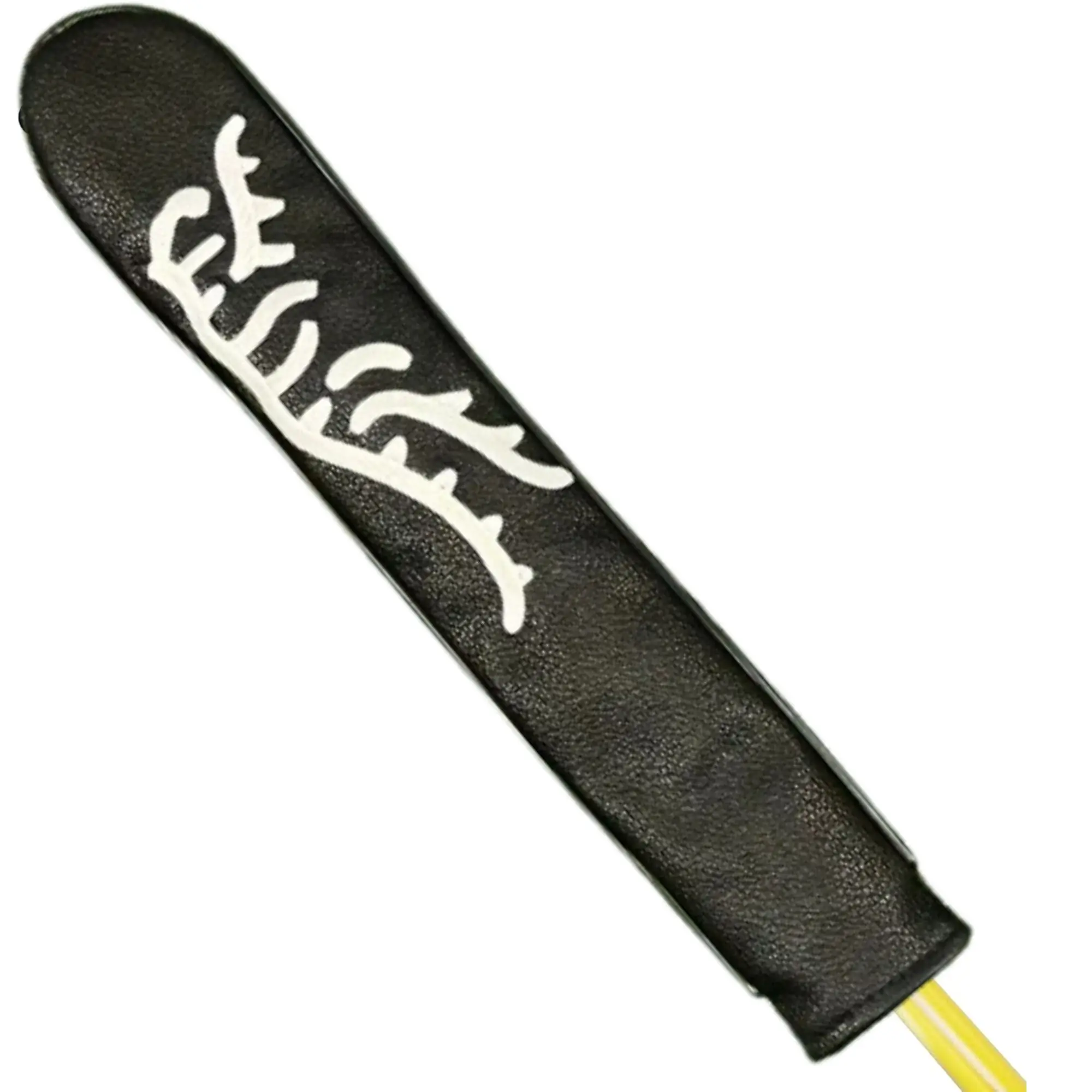 Tiger Design Leather Golf Alignment Stick Cover-Hold at Least 2 Sticks