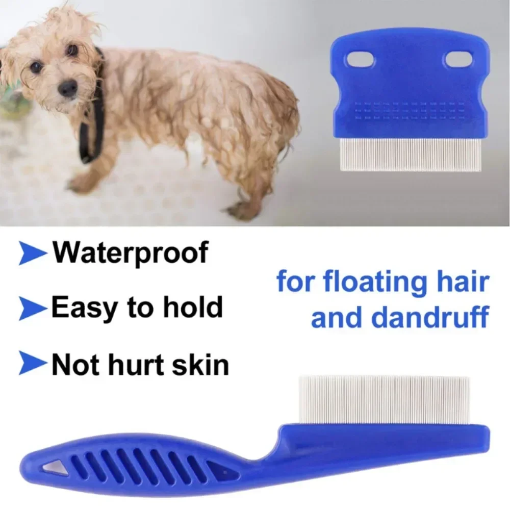 6 Pcs Pet Flea Comb Stainless Steel Head