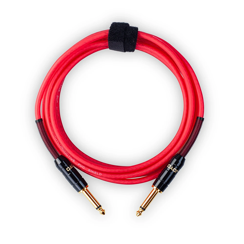 CM-21/22 Guitar Audio Cable Low Nosie 6M Cable with 6.35mm Straight/Right Angel