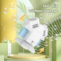 Double head rotating bubble machine children's bubble toys outdoor activities/wedding props Without Battery Bubble Water 5