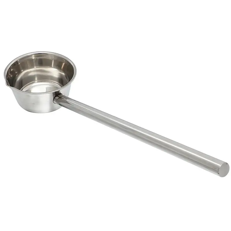 Stainless steel ladle Water Ladle Long Handle Ladle Stainless Steel Garden Watering Dipper Household Supply Spoon Kitchen Water Scoop