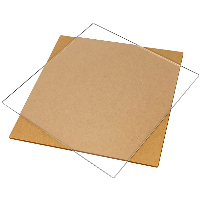 Size Option 3mm Cast Acrylic Thickness Clear Perspex Sheet Cut Plastic Transparent Board Perspex Panel Doors Signage Decor