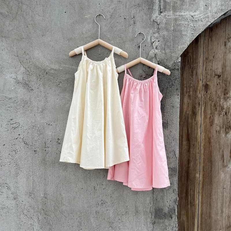 Baby Girl Princess Cotton Strap Dress 6